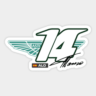 Formula 1 - Fernando Alonso Number. Sticker